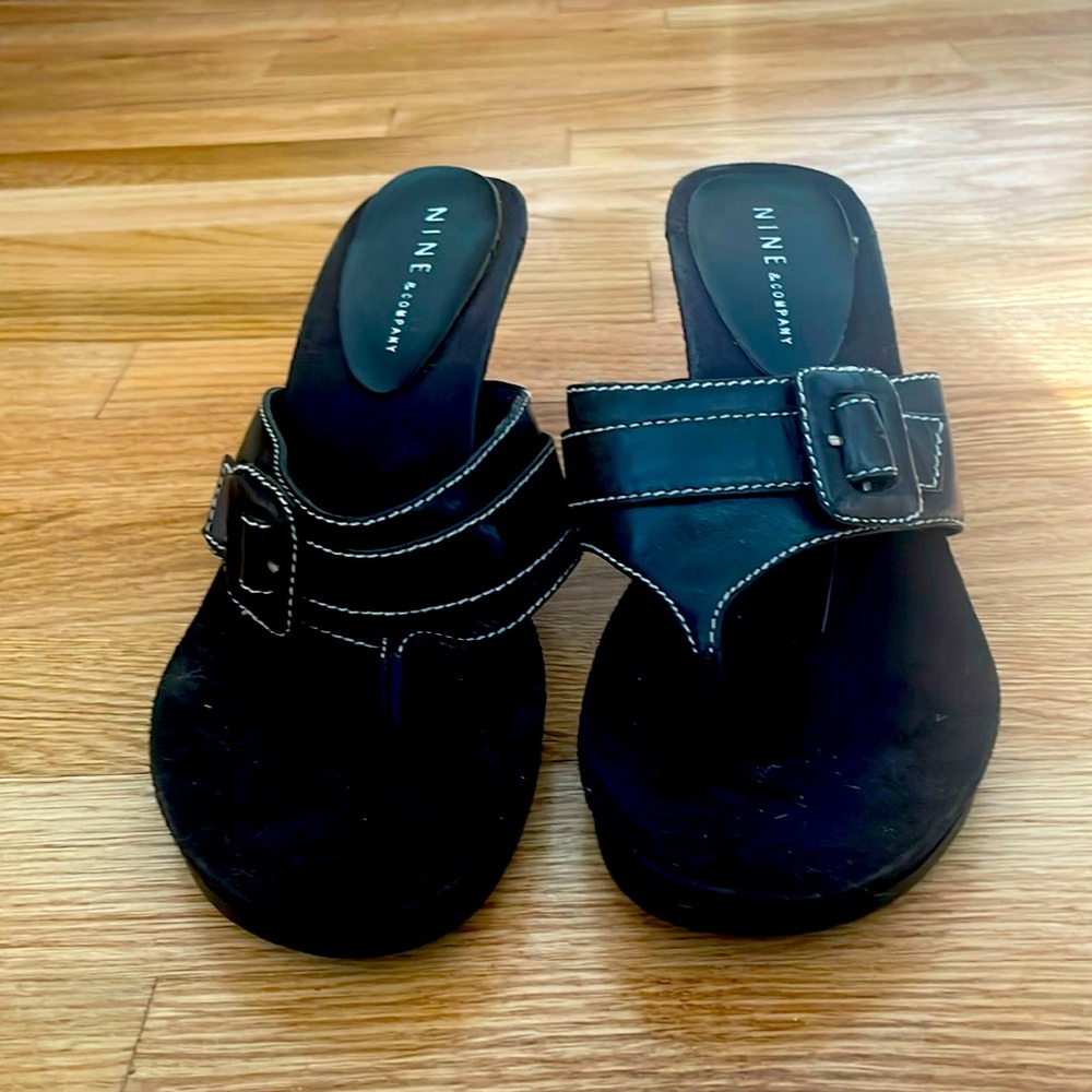 Nine West kitten sandals